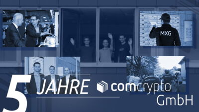 5-jähriges Jubiläum für die comcrypto GmbH